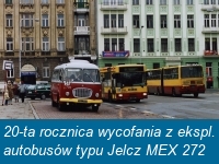 2004-11-14 20-ta rocznica wycofania z eksploatacji autobusów typu Jelcz 272 MEX
