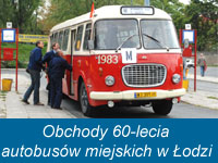 Obchody 60-lecia autobusów miejskich w Łodzi