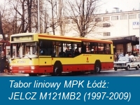 Tabor MPK Łódź JELCZ M121MB2 (1997-2009)