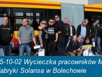 2015-10-02 Wycieczka pracowników MPK do fabryki Solarisa w Bolechowie