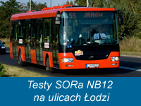 Testy SORa NB12 na ulicach Łodzi