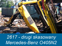 2617 - drugi skasowany Mercedes-Benz O405N2