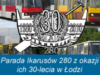 2010-07-03 Parada Ikarusów 280 z okazji ich 30-lecia w Łodzi - ZAPROSZENIE