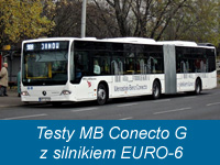 Testy Mercedesa Conecto LF G z silnikiem Euro 6
