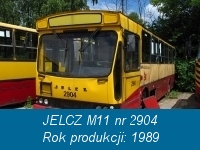 JELCZ M11 nr 2904 (historyczny MPK)