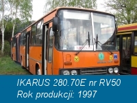 IKARUS 280.70E nr RV50 (zabytkowy RV)