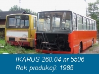 IKARUS 260.04 nr 5506 (zabytkowy BV)