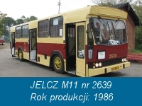 JELCZ M11 nr 2639 (zabytkowy BV)