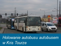 Holowanie autobusu autobusem w Kris Tourze